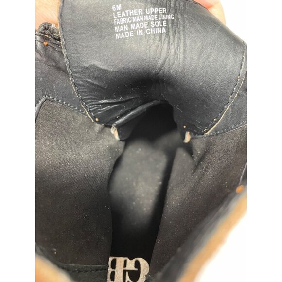 Gianni Bini size 6 All-Star Leopard Print Suede Zip Chunky Lug Sole Platform - Picture 7 of 7